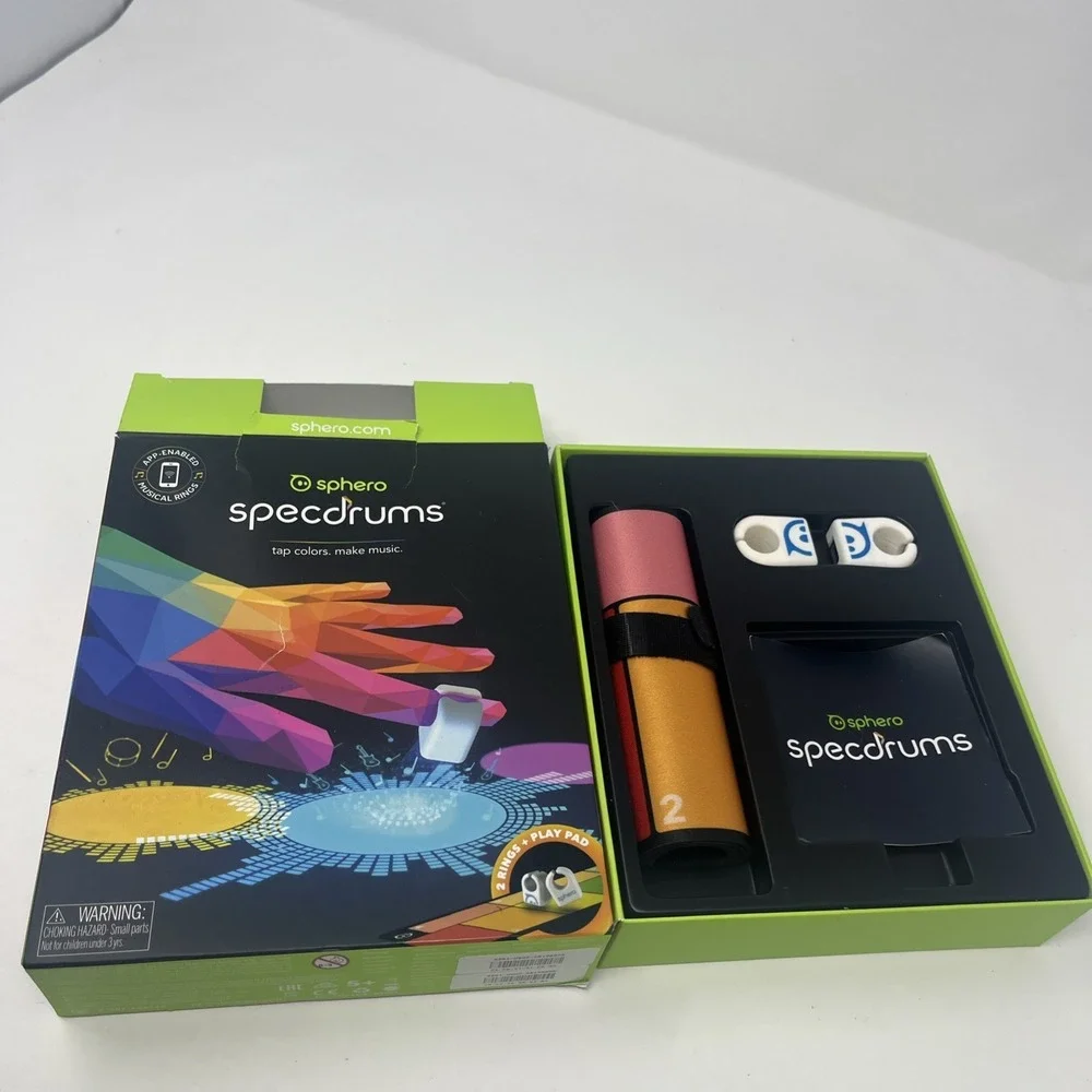 Sphero Specdrums App‎ Enabled Musical Rings and Play Pad Wireless Tap